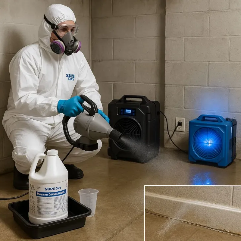 Sanitization and Odor Removal process in Cordaville, MA