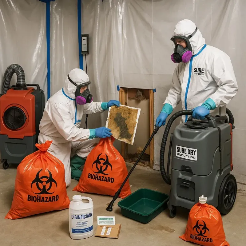 Contaminated Water Handling Protocols process in Cordaville, MA