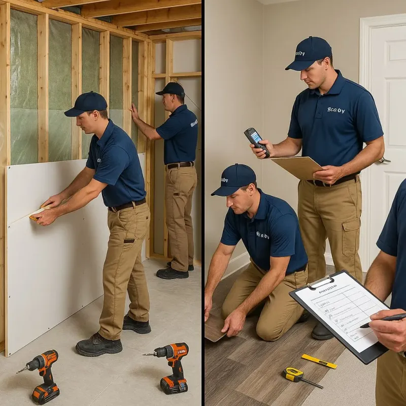 Repairs and Reconstruction process in Cordaville, MA