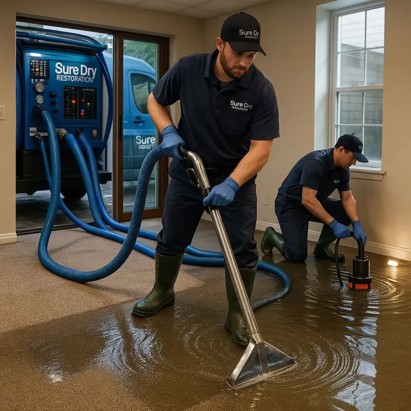 Water Extraction and Removal process in Cordaville, MA